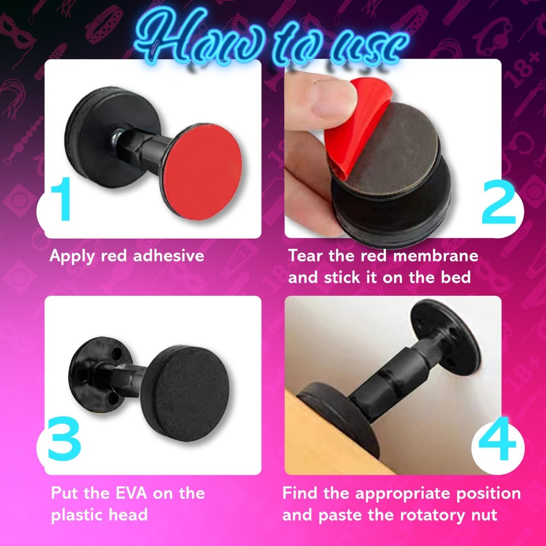 SexSilencer - Adjustable bed frame anti shake tool - Loveblanket