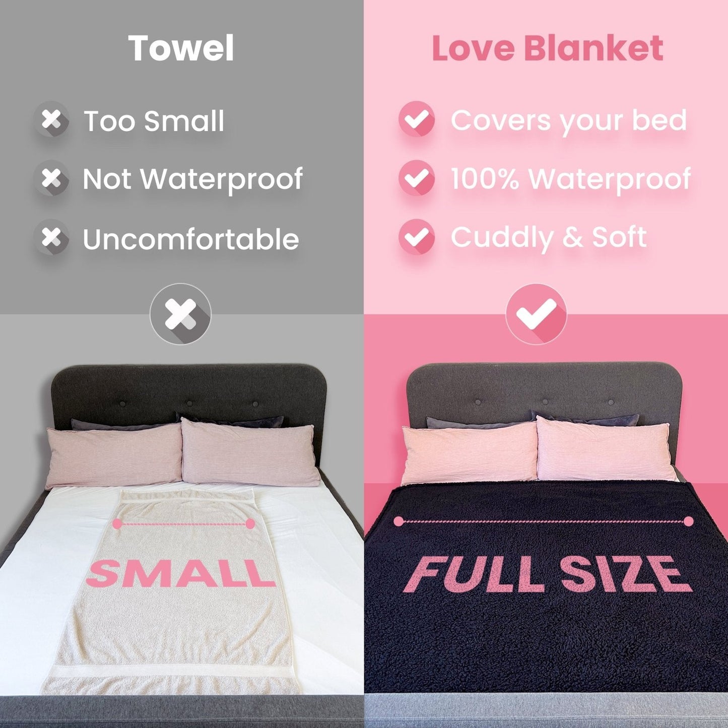 Bang Bundle™ - The Waterproof Cuddle Blanket + Lovepillow + 2 Ebooks lp - Loveblanket