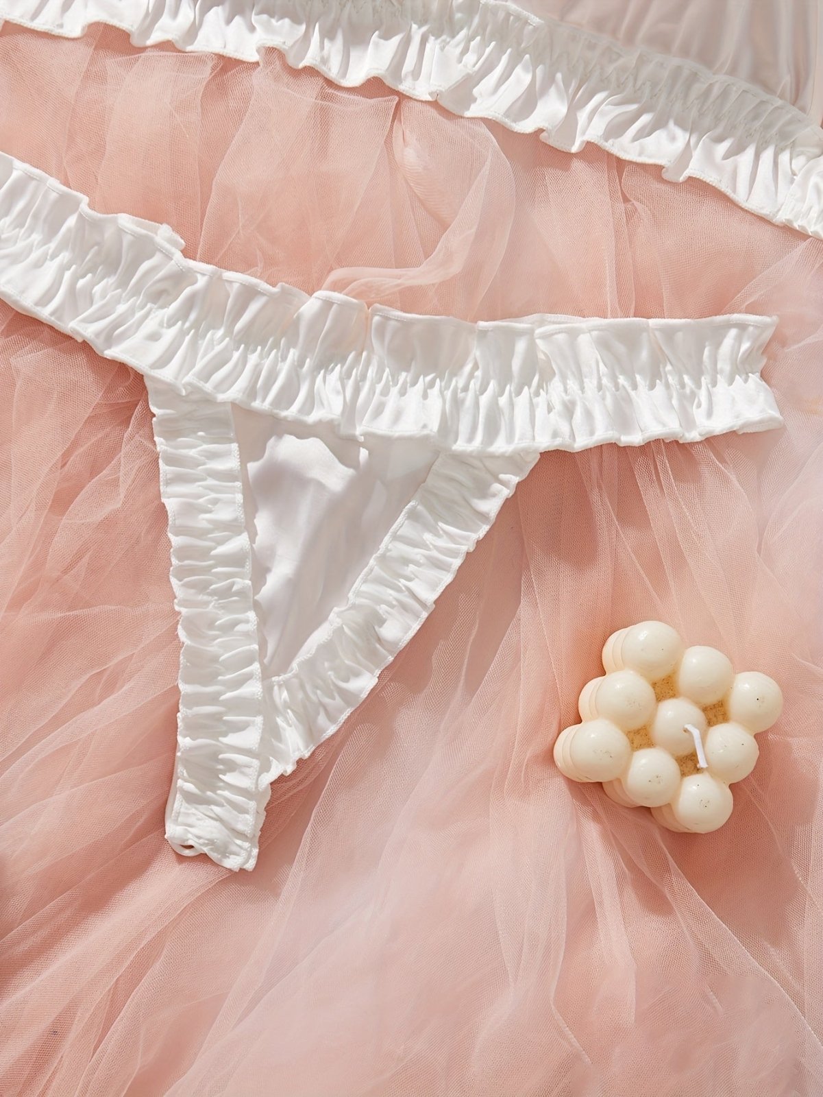 Fashionable Beaded Strap Lingerie Set - Loveblanket