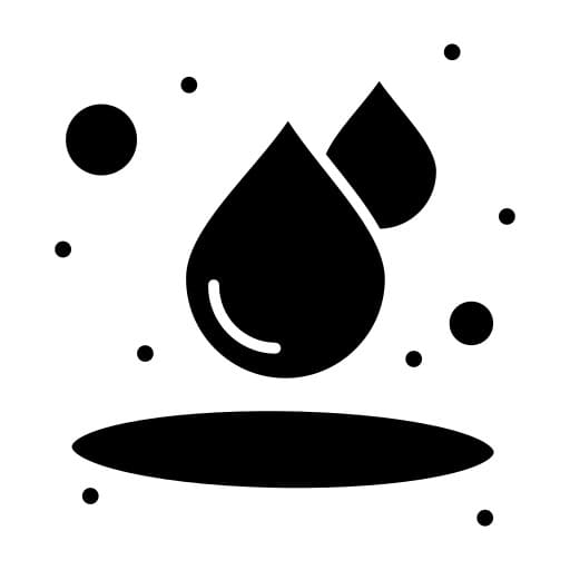icon water drops